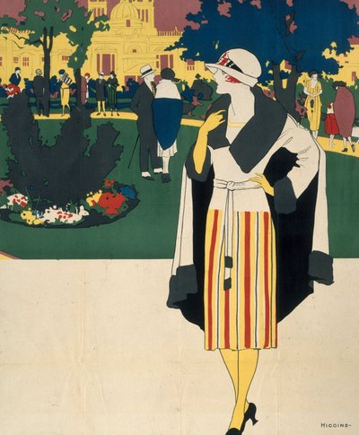 Versione ritagliata di Harrogate, poster LNER da Reginald Edward Higgins