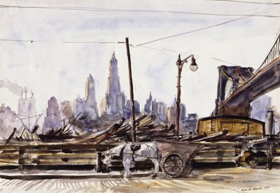 Ponte di Brooklyn da Reginald Marsh