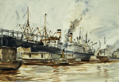 Scena del molo da Reginald Marsh