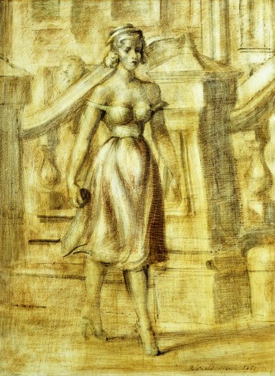 Signora a passeggio: Un doppio dipinto da Reginald Marsh