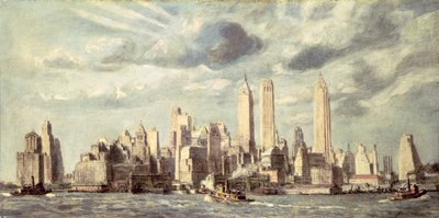 Lower Manhattan da Reginald Marsh