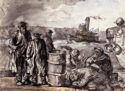 Sulle banchine da Reginald Marsh