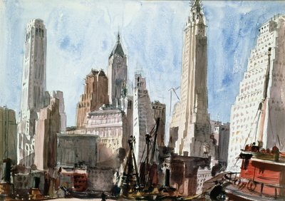 Grattacieli da Reginald Marsh
