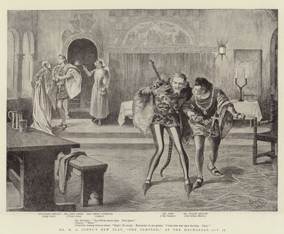 Il nuovo spettacolo di Mr H A Jones, "Il tentatore", all