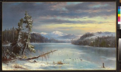 Paesaggio innevato da Regis Francis Gignoux