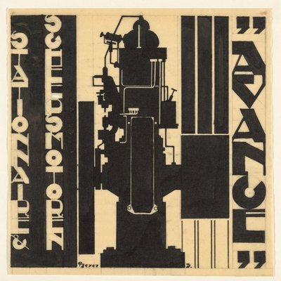 Avance stationnaire & scheepsmotoren da Reijer Stolk (signed by artist)