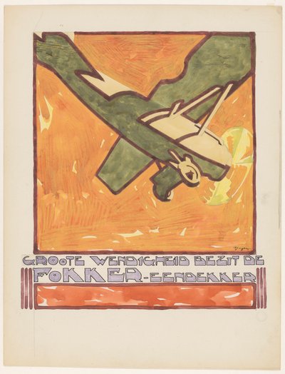 Grande agilità possiede il monoplano Fokker (titolo originale sull