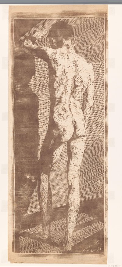 Ragazzo in piedi, visto di spalle da Reijer Stolk