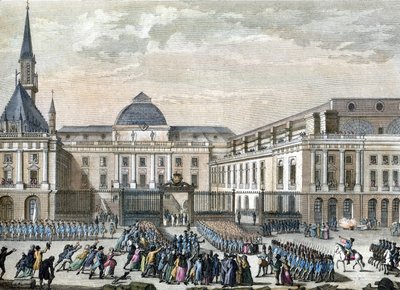 Bailly al Parlamento di Parigi. 1794-1804 da Reiner Vinkeles