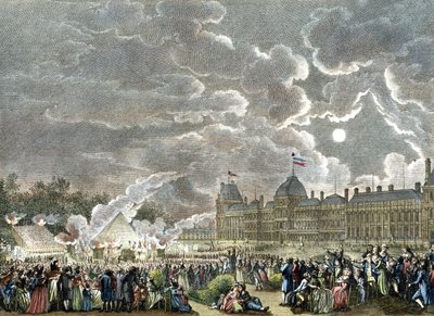 Cerimonia per i Martiri del 1792. 1794-1804 (incisione) da Reiner Vinkeles
