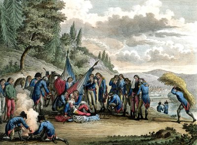 Morte del generale Marceau da Reiner Vinkeles