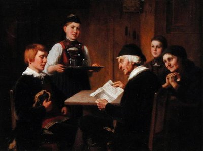 La lettera di presentazione, c.1880 da Reinhard Sebastian Zimmerman