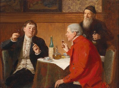 Ein guter Tropfen, Signaturreste rechts oben Zimmermann da Reinhard Sebastian Zimmermann
