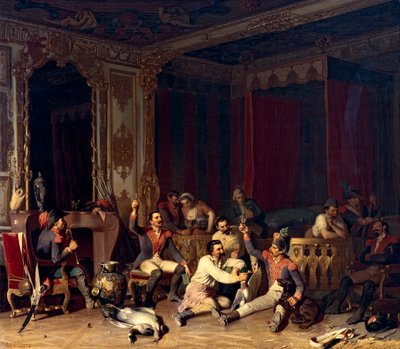 Alloggiamento dei soldati francesi da Reinhard Sebastian Zimmermann