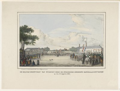 La Mobile Schuttery di Utrecht ricevuta con gratitudine dal governo cittadino il 19 agosto 1834 da Reinier Craeyvanger