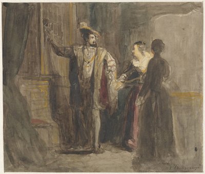 Scena della vita del re Francesco I di Francia da Reinier Craeyvanger