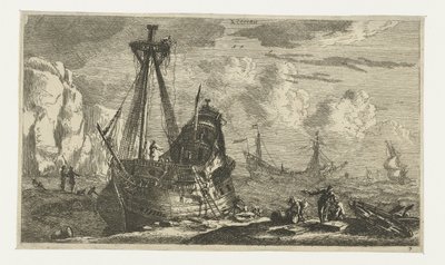 Nave a vela disarmata da Reinier Nooms