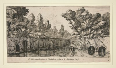 Il Giardino di Monsieur de Nue a S. Marsiou, sobborgo di Parigi da Reinier Nooms