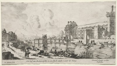 Vedute di Parigi: Veduta del Louvre e delle Tuileries da Reinier Nooms
