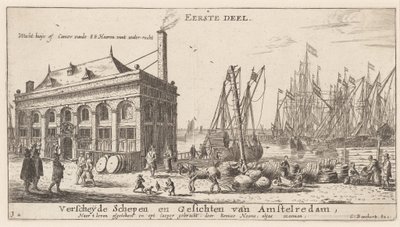 Veduta del Porto di Amsterdam con l