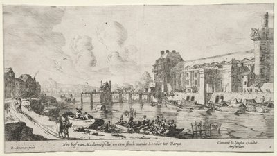 Vedute di Parigi: Vista del Louvre e delle Tuileries da Reinier Nooms, called Zeeman