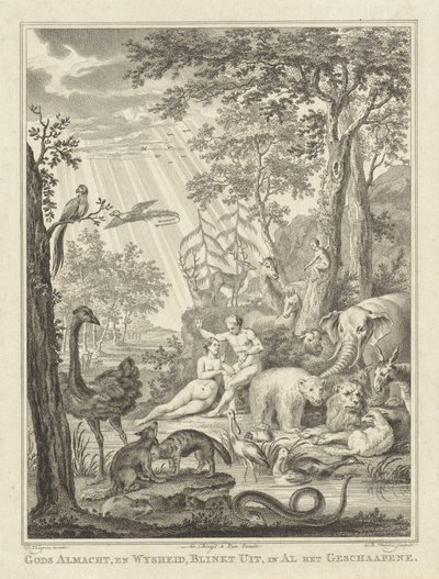 Adamo ed Eva nel Paradiso da Reinier Vinkeles (I)