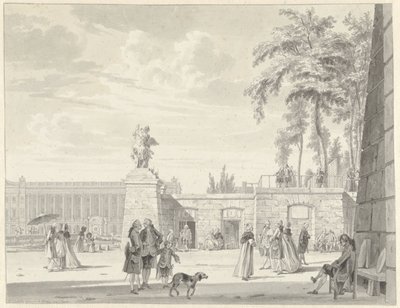 Le Tuileries a Parigi da Reinier Vinkeles (I)