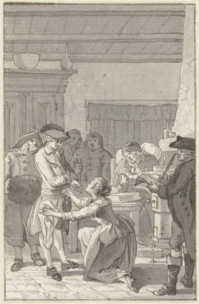 Illustrazione per il romanzo Gustav Lindau da Reinier Vinkeles (I)