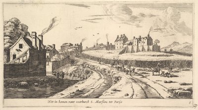 Ingresso al Sobborgo di Saint Marceau vicino a Parigi da Reinier Zeeman