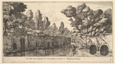 Il giardino di M. de Nue fuori dal sobborgo di S. Marceau vicino a Parigi, XVII secolo da Reinier Zeeman