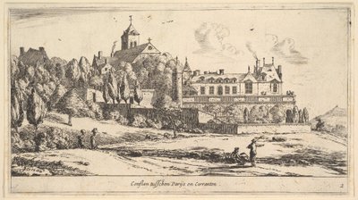 Veduta di Conflans, XVII secolo da Reinier Zeeman