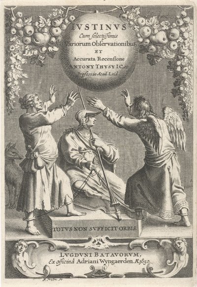 Minerva e due figure incatenate da Reinier van Persijn