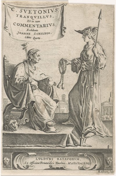 Piedistallo con un imperatore sul suo trono da Reinier van Persijn