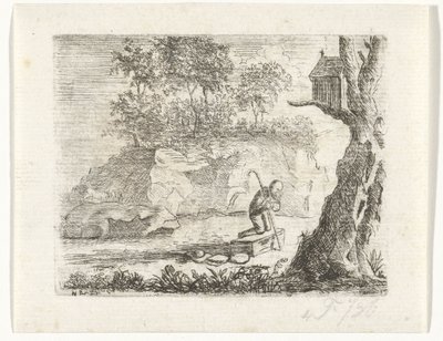 Pellegrino in preghiera da Reinierus Albertus Ludovicus baron van Isendoorn à Blois