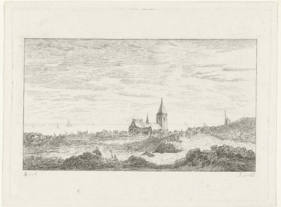 Villaggio sul mare da Reinierus Albertus Ludovicus baron van Isendoorn à Blois