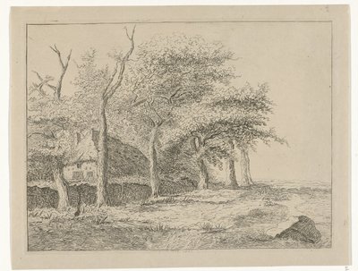 Fila di alberi da Reinierus Albertus Ludovicus baron van Isendoorn à Blois
