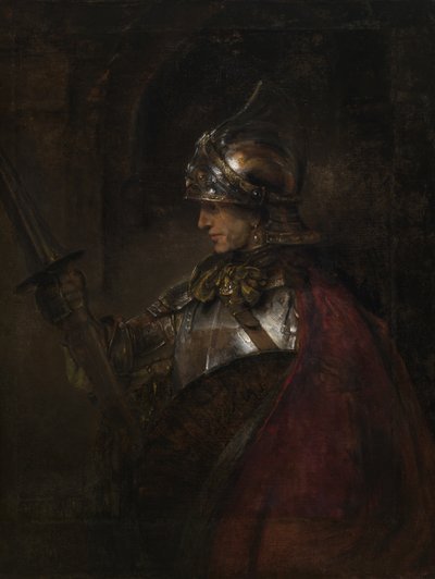 Un Uomo in Armatura da Rembrandt Harmensz. van Rijn