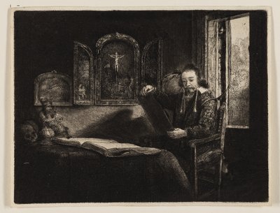 Abraham Francen, Farmacista, c.1657 da Rembrandt Harmensz. van Rijn