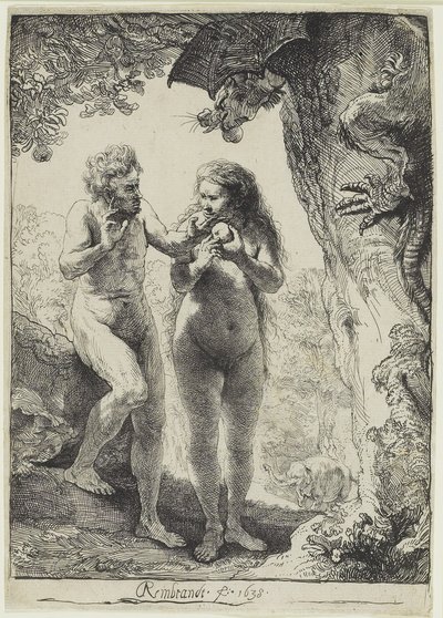 Adamo ed Eva da Rembrandt van Rijn