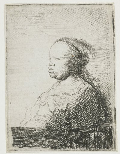 Donna africana da Rembrandt van Rijn