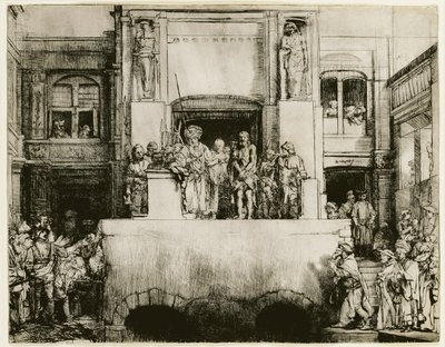 Cristo presentato al popolo da Rembrandt van Rijn