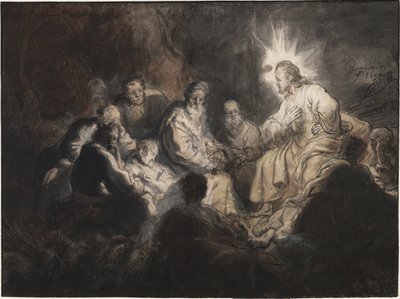 Cristo e i suoi discepoli nel giardino del Getsemani da Rembrandt Harmensz. van Rijn