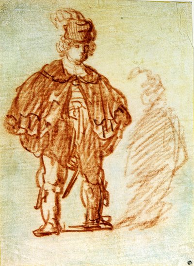 Studio di attore da Rembrandt Harmensz. van Rijn