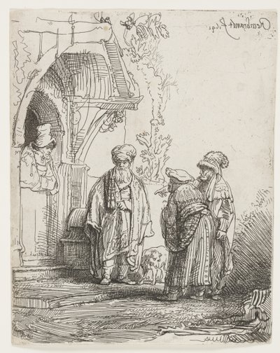 Giacobbe e Labano da Rembrandt van Rijn