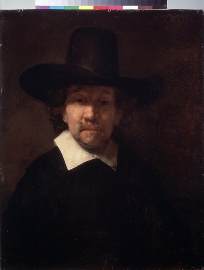 Ritratto del poeta olandese Jeremias de Dekker da Rembrandt Harmensz. van Rijn