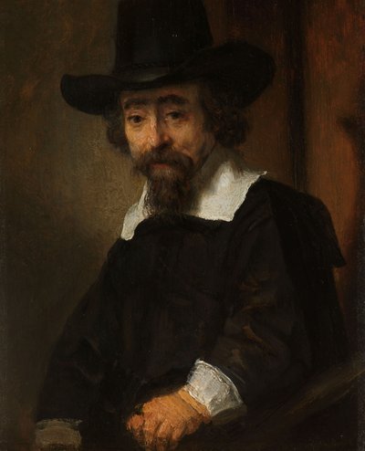Ritratto di un uomo, probabilmente il dottor Ephraïm Bueno da Rembrandt van Rijn