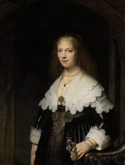 Ritratto di una donna, forse Maria Trip da Rembrandt van Rijn