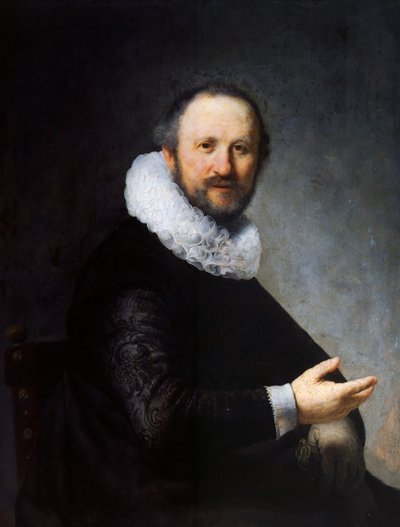 Ritratto di un uomo seduto da Rembrandt Harmensz. van Rijn