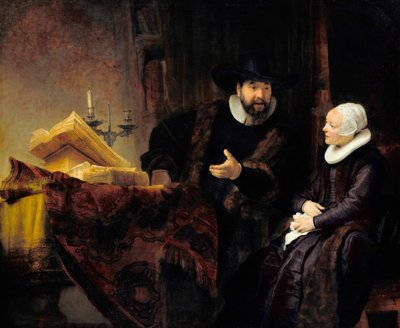 Ritratto del predicatore mennonita Cornelius Claesz Anslo e sua moglie Aaltje Gerritsdr Shouten da Rembrandt van Rijn