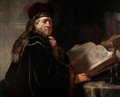 Ritratto del saggio da Rembrandt van Rijn